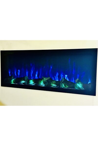 Esha Home 14 EFEKT DEKORATİF ŞÖMİNE BLUETOOOTH+KUMANDA+ÇITIRTI 120X25X16 CM