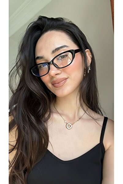 funeyes نظارات قراءة صغيرة الحجم من Aventino باللون الأسود على شكل عين القطة،...