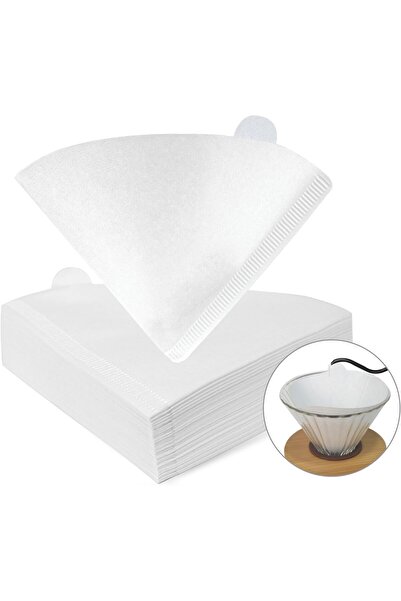 RELAXY V60 Coffee Filters,Disposable Paper Filters, Size 02, Fits Pour Over Coffee Dripper 2-4 Cups,100 pcs