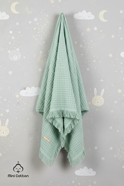 Mini Cotton 100% Cotton Soft Textured 4-Layer Muslin Blanket