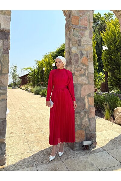 Melike Tatar فستان مطوي 32-2039-2