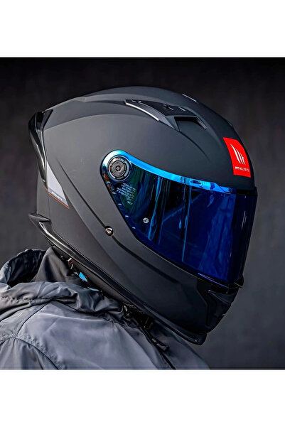 MT Helmets Braker Sv solid kask (şeffaf vizörlü biçimde) gönderilecektir