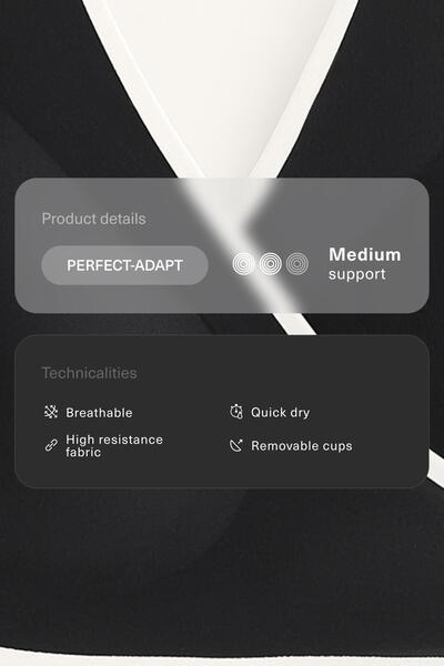 Oysho Perfect-adapt orta destekli çapraz spor sütyeni