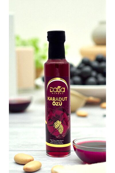 DOĞA DEPOSU Karadut Özü - %100 Doğal 360 gr Cam Şişe