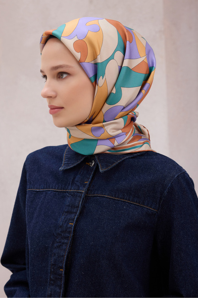 Belli Φουλάρι από καθαρό μετάξι 4213D (TWILL)-02