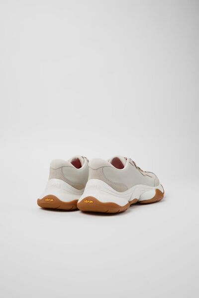 CAMPER Karst 2 Beyaz ve Gri Kadın Deri Spor Ayakkabı