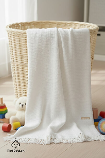 Mini Cotton %100 Pamuk Yumuşak Dokulu 4 Katlı Müslin Battaniye