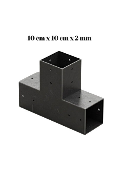 Orb Enerji Çardak / Pergole Birleştirme Aparatı 3 Kanallı T 10x10cm Profillerden