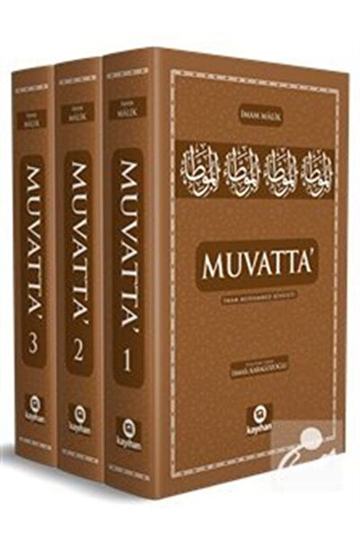 Kayıhan Yayınları Muvatta (3 Cilt) & İmam Muhammed Rivayeti