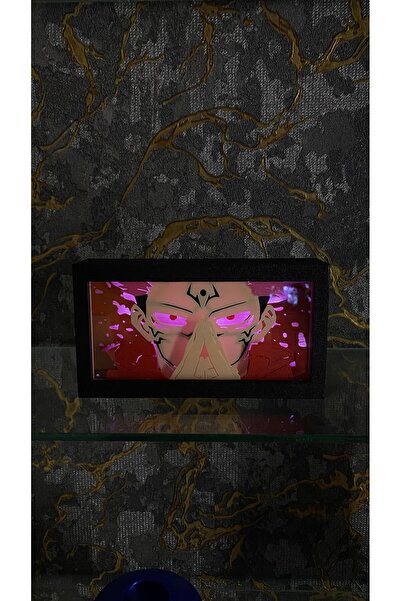 BASTTR Sukuna Anime 3 Modlu Işıklı Kutu Lightbox