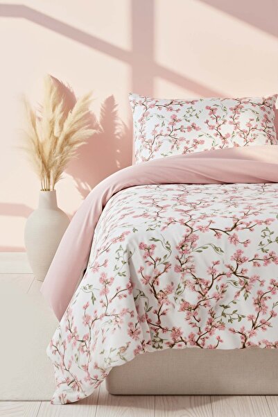 Rivaİstanbul Sakura Single Duvet Cover Set Pamuk