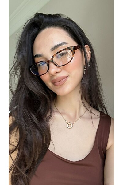 funeyes Aventino Leopard Cat Eye Small Slanted Tiny Retro Blue Ray Protection...