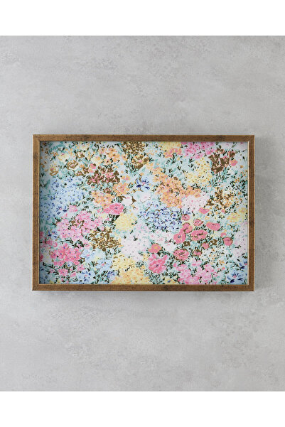 English Home Akuante Dekoratif Tepsi 30x42 cm Multicolor