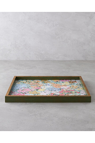 English Home Akuante Dekoratif Tepsi 30x42 cm Multicolor