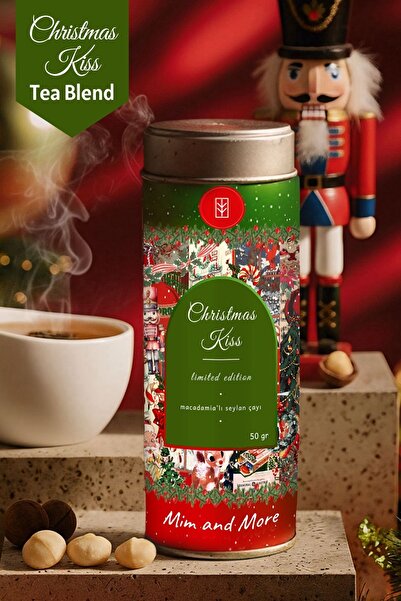 Mim and More Christmas Kiss 2025 Tea - Ceylon Tea with Macadamia Aromat, 50 g