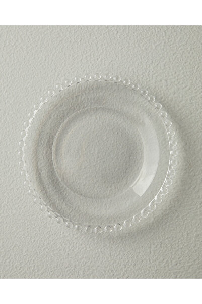 English Home Miny Cam Pasta Tabağı Şeffaf