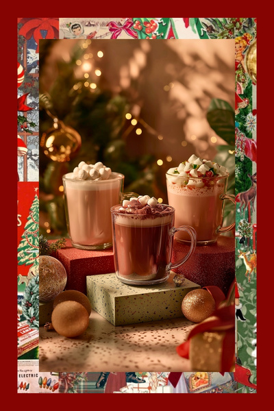 Mim and More Christmas Kiss 2025 Hot Chocolate – Macadamia Aromalı Sıcak Çikolata, 50 G