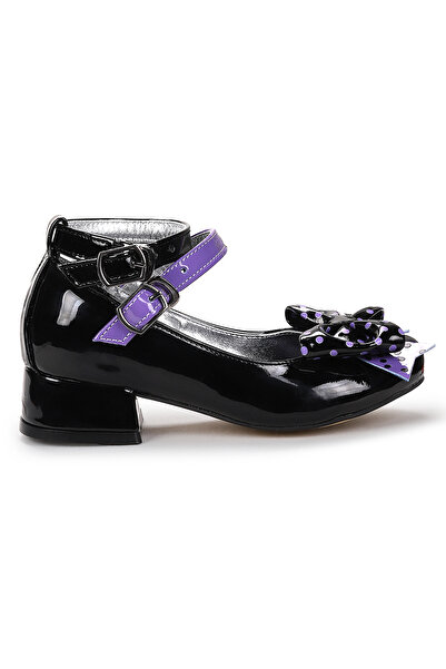 KARAMAZI Star Bow Girls' Heeled Evening Dress Shoes