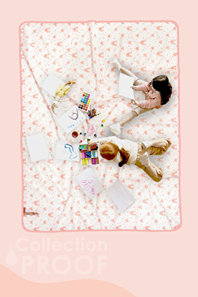 HAMUR Proof Liquid Proof 140X200 cm Baby Kids Play Event Activity Nutrition Cover Cream