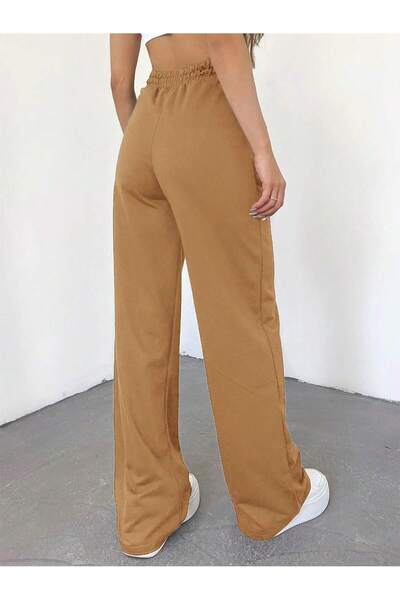 Miyalon Unisex φούτερ με δύο κλωστές με ελαστική μέση με φαρδύ πόδι