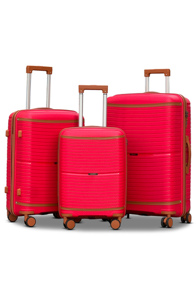 ZAAPPY Hard Shell 3PCS SET (20/24/28 Inch) Unbreakable Luggage Lightweight, Secured Lock, Smooth Wheels