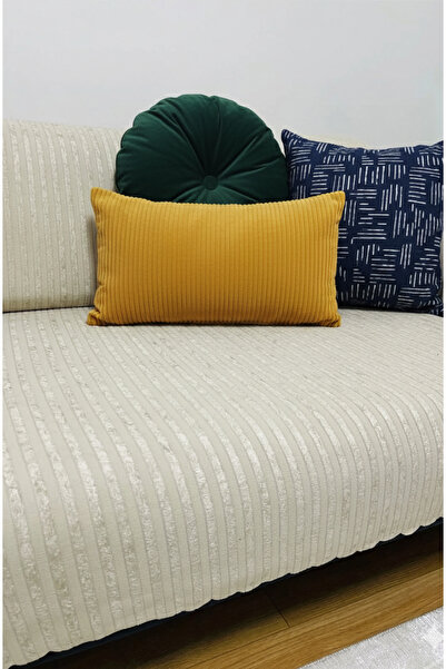 OSIO Liza Kaymaz Taban Süngerli Kadife Koltuk Örtüsü 170x210 Cm