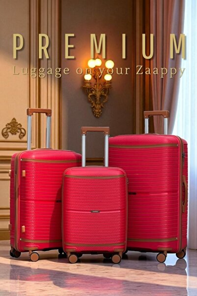 ZAAPPY Hard Shell 3PCS SET (20/24/28 Inch) Unbreakable Luggage Lightweight, Secured Lock, Smooth Wheels