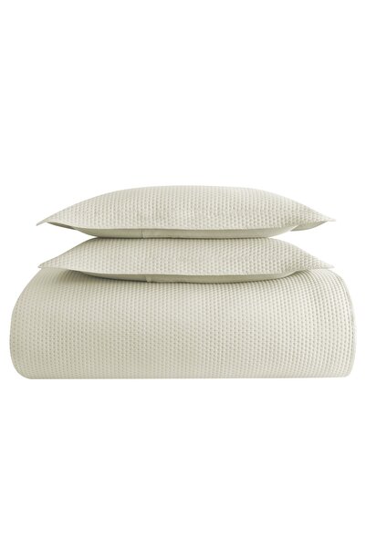 Linens Mist Çift Kişilik Yatak Örtüsü Seti Kum