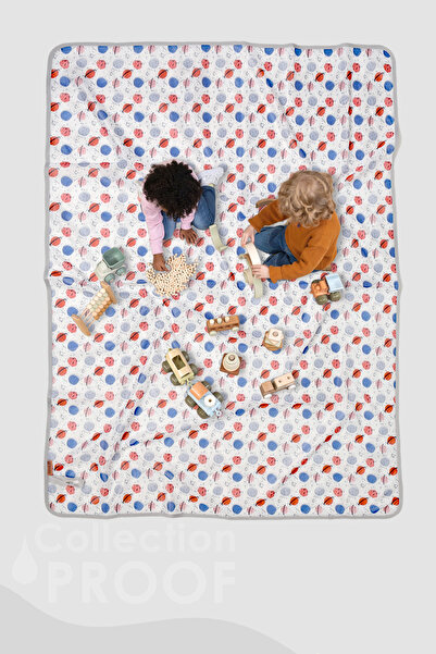 HAMUR Proof Sıvı Geçirmez 140x200 cm Bebek Çocuk Oyun Etkinlik Aktivite Besle...