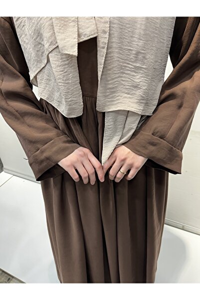 MARDİYE OFFİCİAL Modal Cupra Nazenin Casual φόρεμα με ρόμπα Ferace