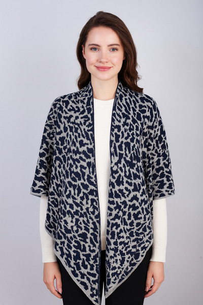 Sebir Moda imprimeu leopard Tricotaj șal triunghiular