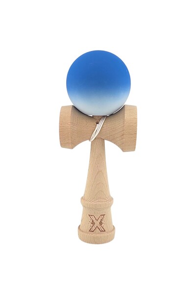 Kendama X Original, Profesional, Rabatabil, Lemn, Mâner de cauciuc, 18 cm, Al...