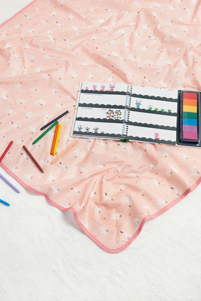 HAMUR غطاء مقاوم للسوائل مقاس 140 × 140 سم للأطفال الرضع أثناء اللعب والأنشطة...