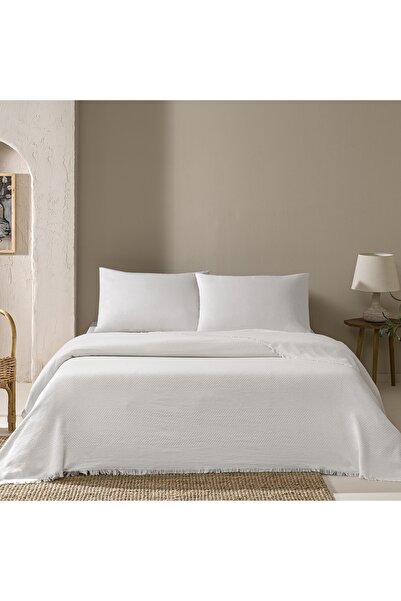 Linens Comet Pike Çift Kişilik Beyaz
