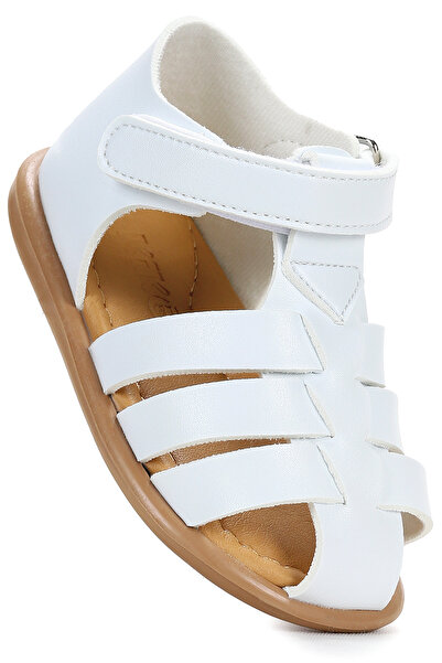 Kiko Kids صنادل لونبي فيرست ستيب فيلكرو للأولاد الصغار