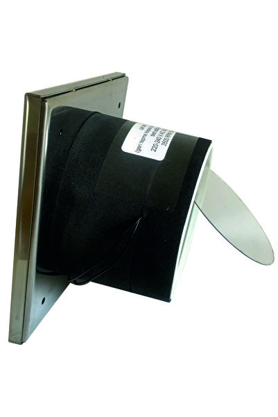 SAKOYA Aspiratör Marin 03, Sessiz, Banyo, Wc, Aspiratörü, Baca Çapı 100 Mm. Geri Tepme Klapeli