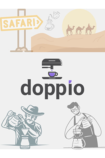 DOPPİO DOPPIO 12 Pcs V60 Pour Over Electric Coffee Maker with Electric Grinder Dripper Set