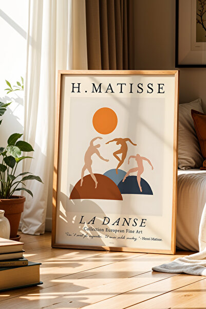 Opak Design Matisse Dancing Figures Bohemian Minimalist Ζωγραφική τοίχου με ξ...