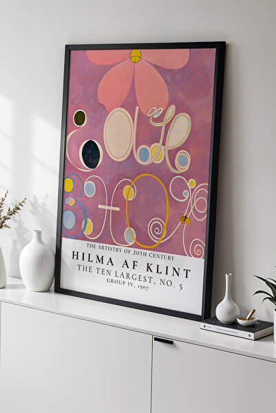 Opak Design Hilma Af Klint - Spiritual Geometry - Ζωγραφική τοίχου με ξύλινο ...