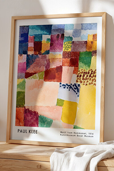 Opak Design Paul Klee - Μοντέρνα Αποτυπώματα Πινέλων - Ζωγραφική Τοίχου με Ξύ...