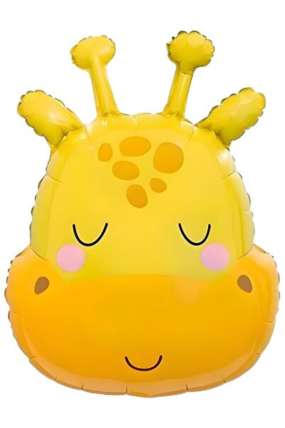 PartiCompany Giraffe Head Foil Balloon – 74 X 51 cm 🎈 🦒 ✨