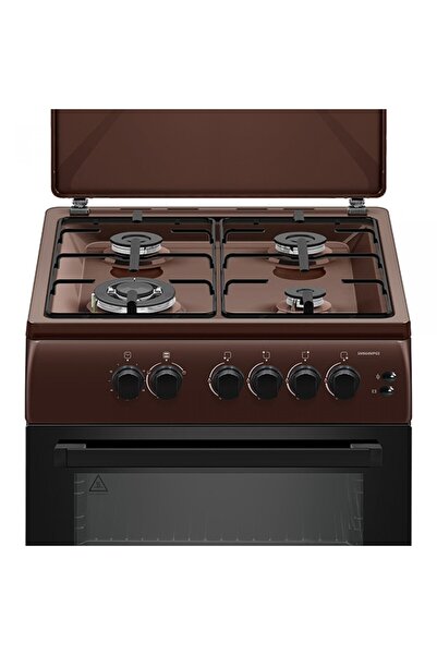 Samus Gas stove SM664MPGS, 4 gas burners, 1 Wok, Gas oven, Electric hob ignition