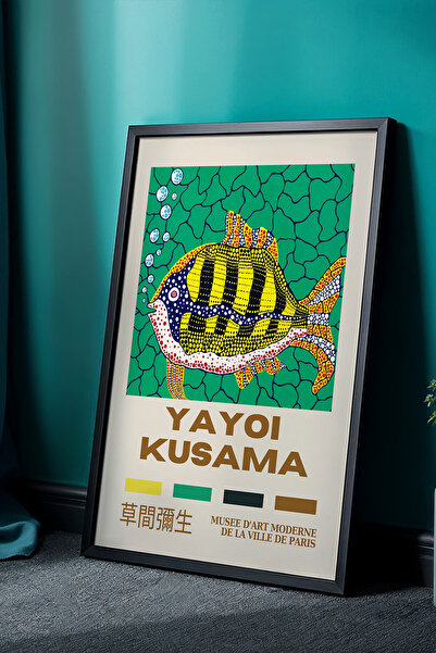 Opak Design YAYOİ KUSAMA Τέχνη και Μινιμαλισμός συναντάται σε ζωγραφική ψαριώ...