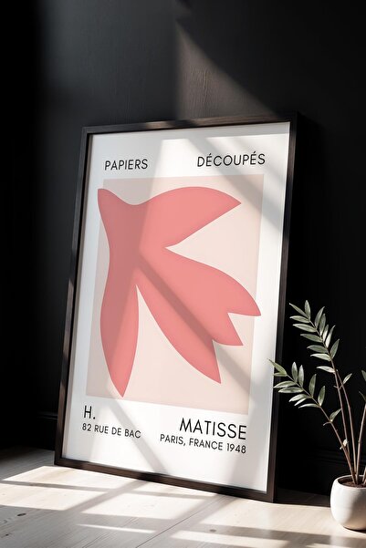 Opak Design Βοτανική σειρά Dusty Pink Floral Matisse Ζωγραφική τοίχου με φυσι...