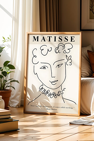 Opak Design Matisse Γυναικεία Φιγούρα Μποέμ Μινιμαλιστική Ζωγραφική Τοίχου με...