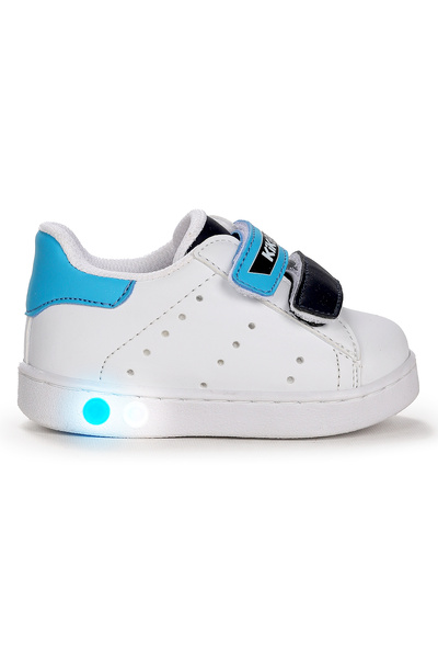 Kiko Kids Royzo Cırtlı Işıklı Erkek Bebek Spor Ayakkabı