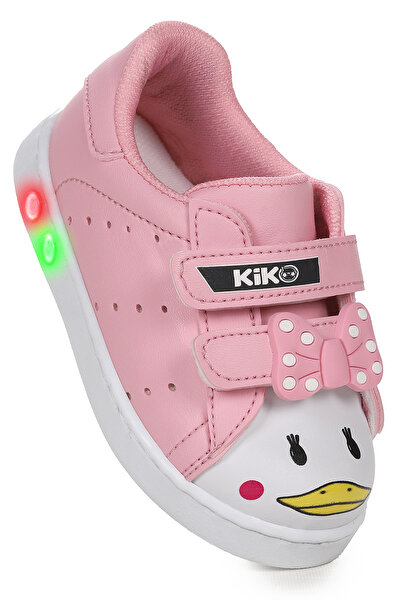 Kiko Kids Bart Cırtlı Işıklı Kız Bebek Spor Ayakkabı