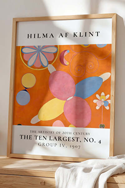 Opak Design Hilma Af Klint - Spiritual Geometry - Ζωγραφική τοίχου με ξύλινο ...