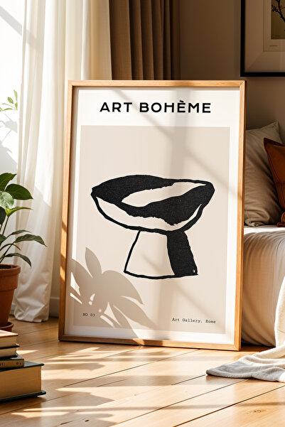 Opak Design Art Bohemian Abstract Plate Drawing Ζωγραφική τοίχου με φυσικό ξύ...