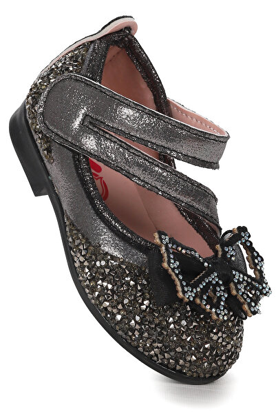 KARAMAZI Karamazı Kids Baby Girl Balerini - Pantofi cu velcro și fundă Arç 08